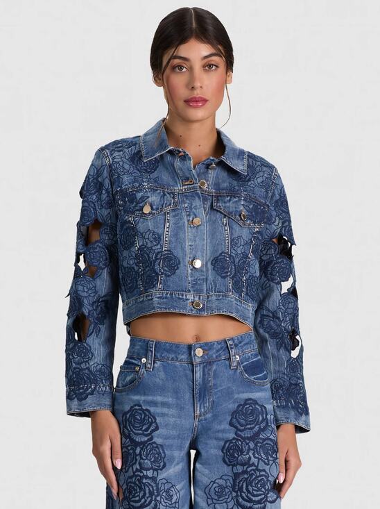 Alice + Olivia Jackets & Blazers - Alice + Olivia CHLOE DENIM JACKET